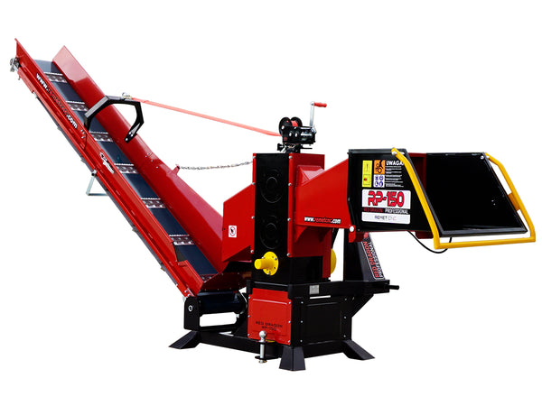 Remet RP-150 PROFESSIONAL ágaprító + 3 m szállítószalag