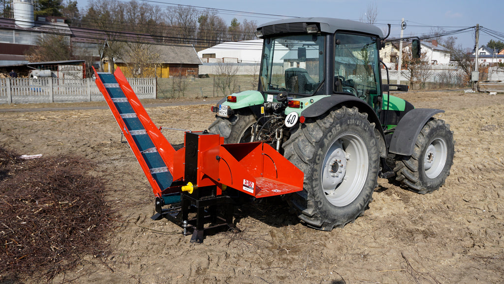 Remet R-150 STANDARD traktoros ágaprító + 3 m szállítószalag – 5. kép
