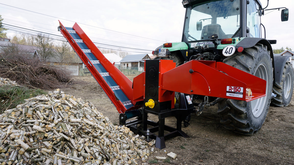 Remet R-150 STANDARD traktoros ágaprító + 3 m szállítószalag – 6. kép