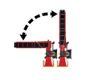 Remet R-100 STANDARD traktoros ágaprító + 2,3 m szállítószalag – 4. kép