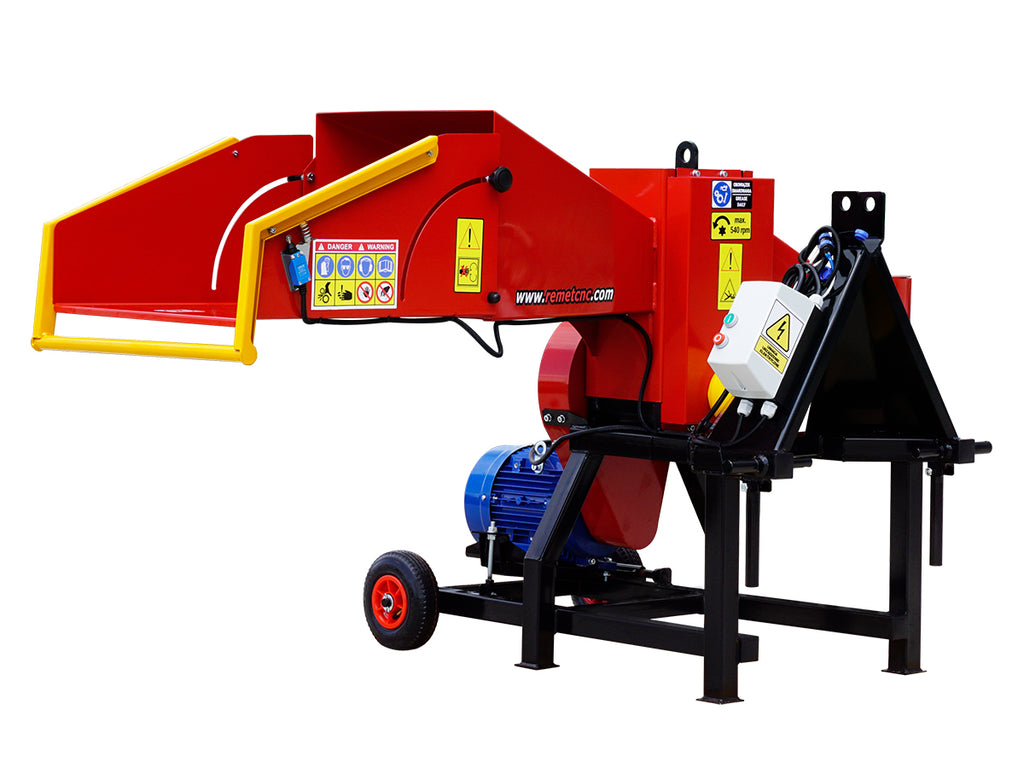 Remet RE-120 STANDARD elektromos ágaprító + TLT-hajtás (7,5 kW) – 3. kép