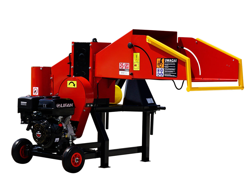 Remet RS-120 STANDARD benzinmotoros ágaprító + TLT-hajtás (15 LE)
