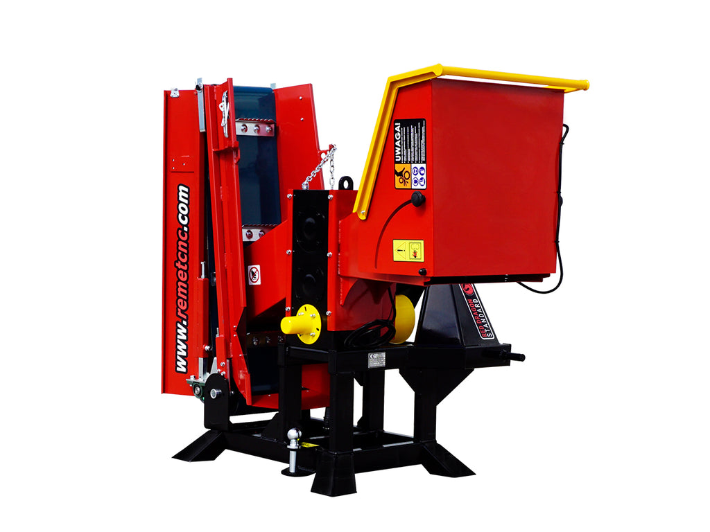 Remet R-120 STANDARD traktoros ágaprító + 2,3 m szállítószalag – 3. kép