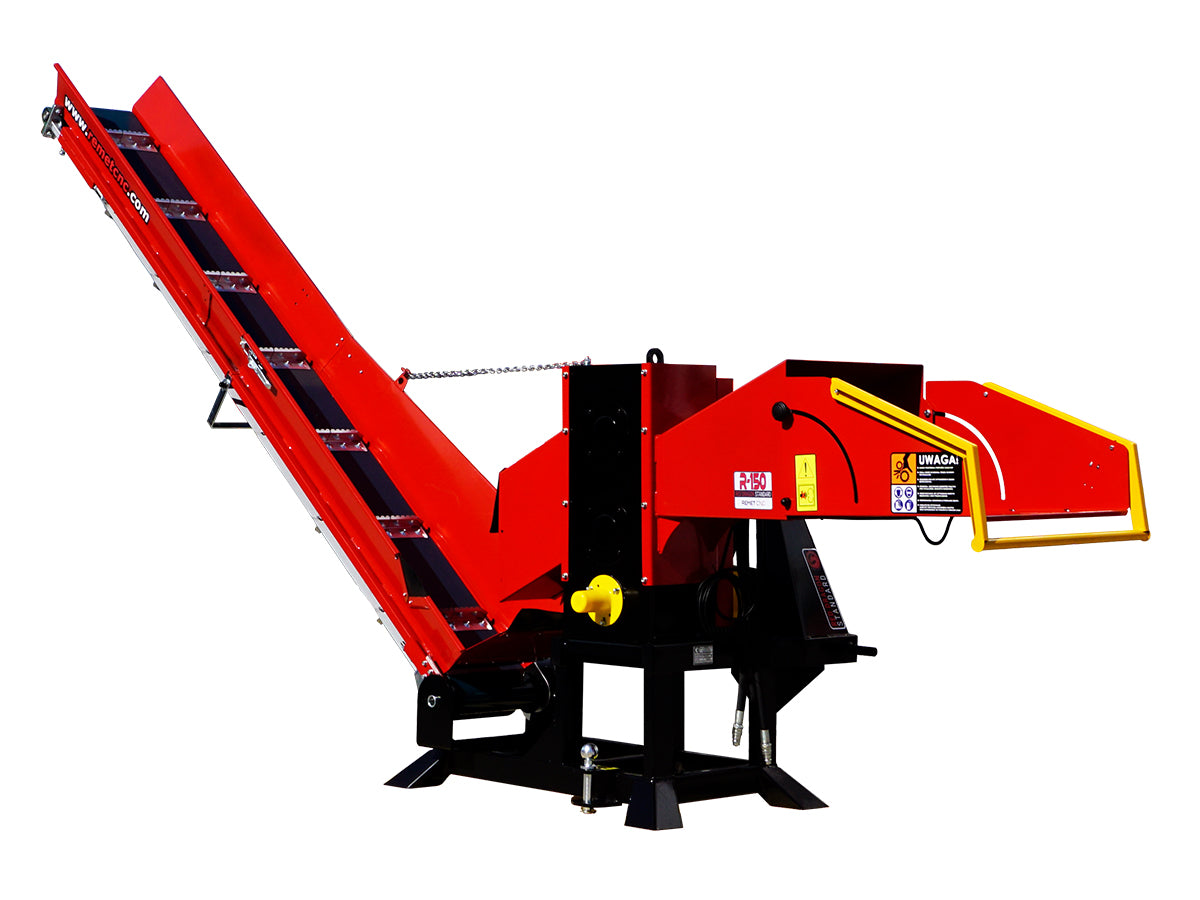Remet R-150 STANDARD traktoros ágaprító + 3 m szállítószalag
