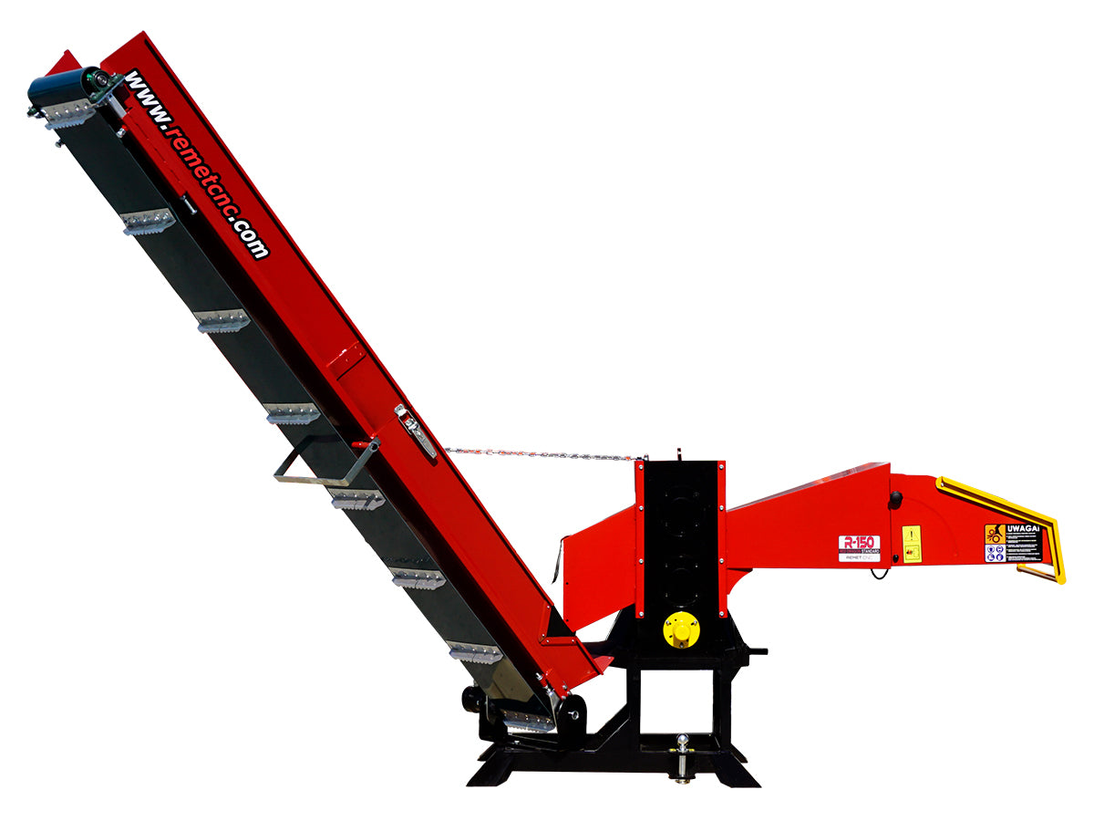 Remet R-150 STANDARD traktoros ágaprító + 3 m szállítószalag – 2. kép