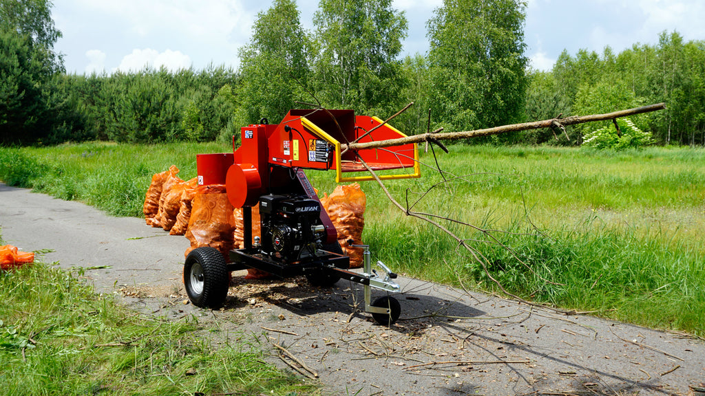 Remet RS-120 OFF-ROAD benzinmotoros ágaprító terepjáró futóművel (15 LE) – 2. kép