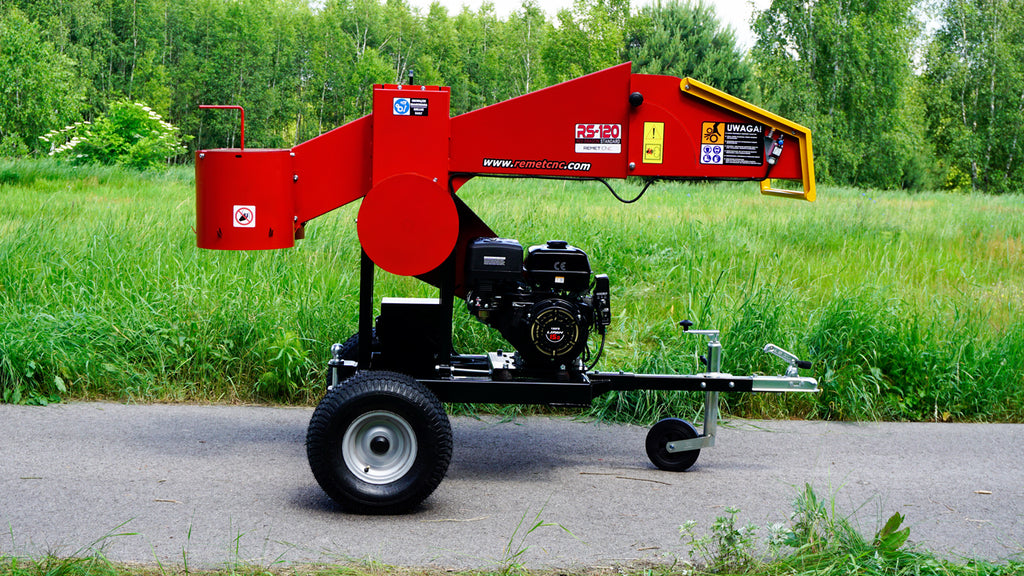 Remet RS-120 OFF-ROAD benzinmotoros ágaprító terepjáró futóművel (15 LE) – 3. kép