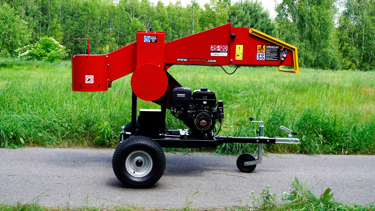 Remet RS-120 OFF-ROAD benzinmotoros ágaprító terepjáró futóművel (15 LE) – 3. kép