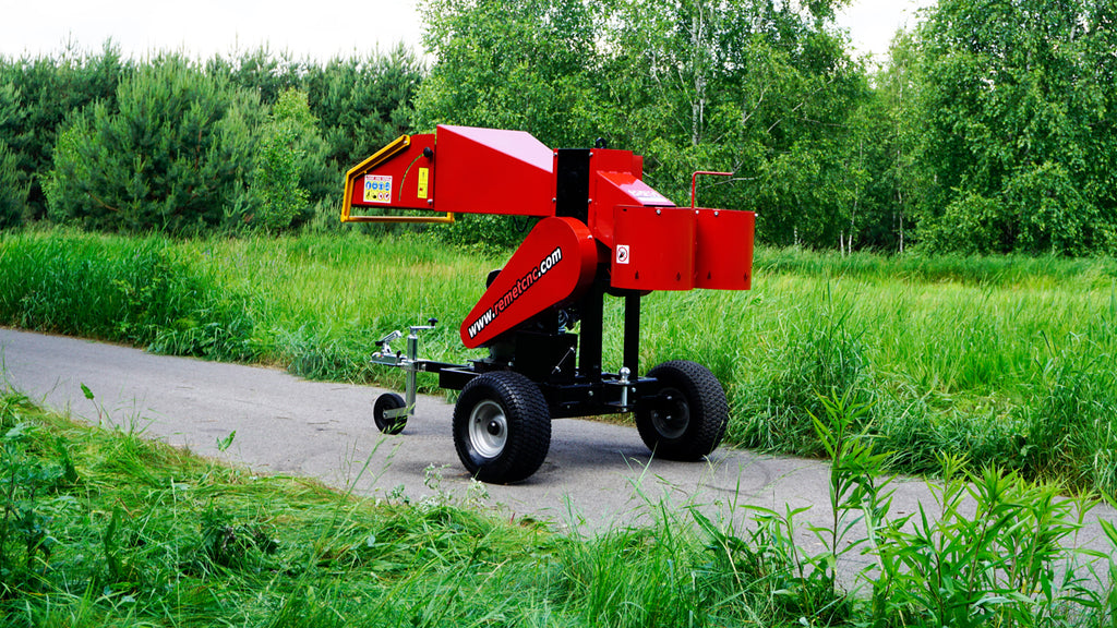 Remet RS-120 OFF-ROAD benzinmotoros ágaprító terepjáró futóművel (15 LE) – 5. kép