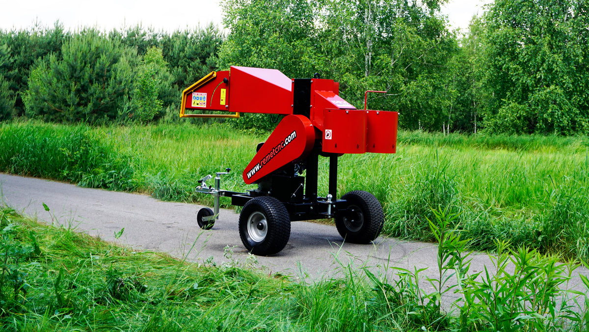 Remet RS-120 OFF-ROAD benzinmotoros ágaprító terepjáró futóművel (15 LE) – 5. kép