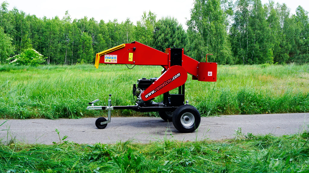 Remet RS-120 OFF-ROAD benzinmotoros ágaprító terepjáró futóművel (15 LE) – 6. kép