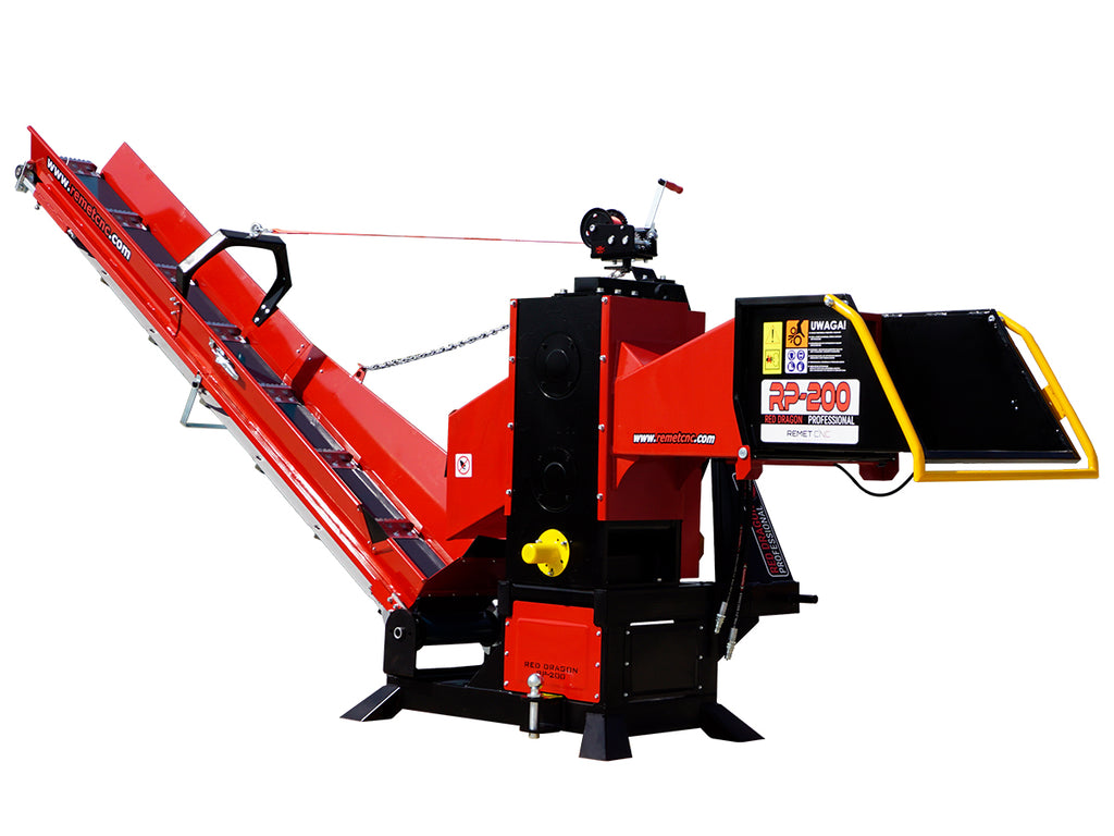 Remet RP-200 PROFESSIONAL ágaprító + 3 m szállítószalag