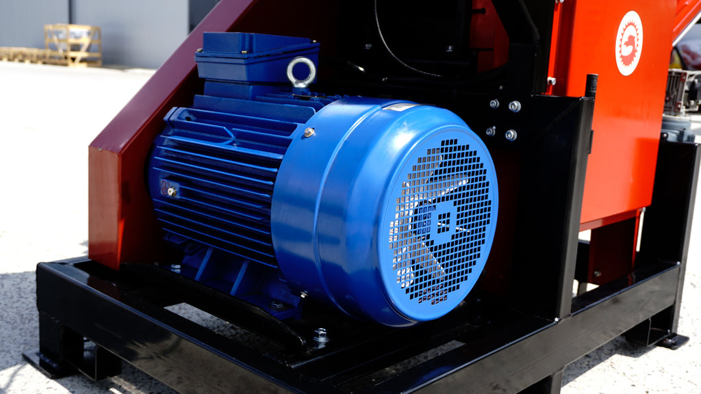 Remet RPE-200 PROFESSIONAL elektromos ágaprító (22 kW) + 3 m szállítószalag – 6. kép