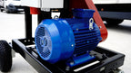 Remet RPE-100 PROFESSIONAL elektromos ágaprító (7,5 kW) + kézi szállítóalváz – 4. kép