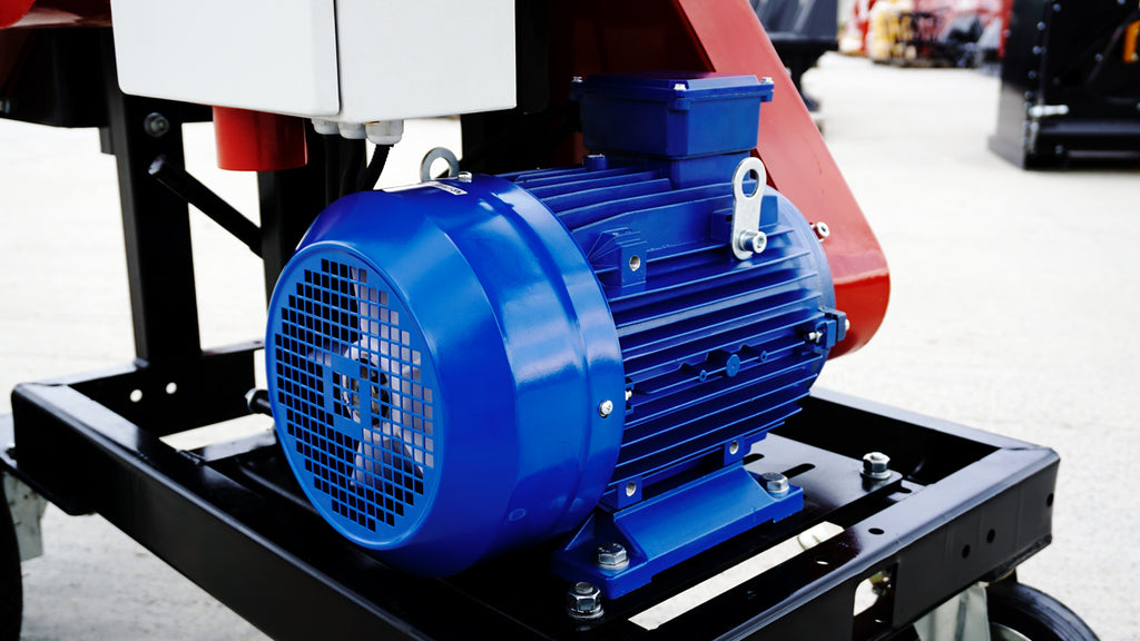 Remet RPE-120 PROFESSIONAL elektromos ágaprító + 2,3 m szállítószalag + kézi alváz