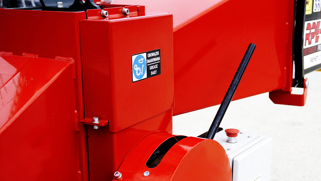 Remet RPE-100 PROFESSIONAL elektromos ágaprító + 2,3 m forgatható szalag + kézi alváz – 5. kép