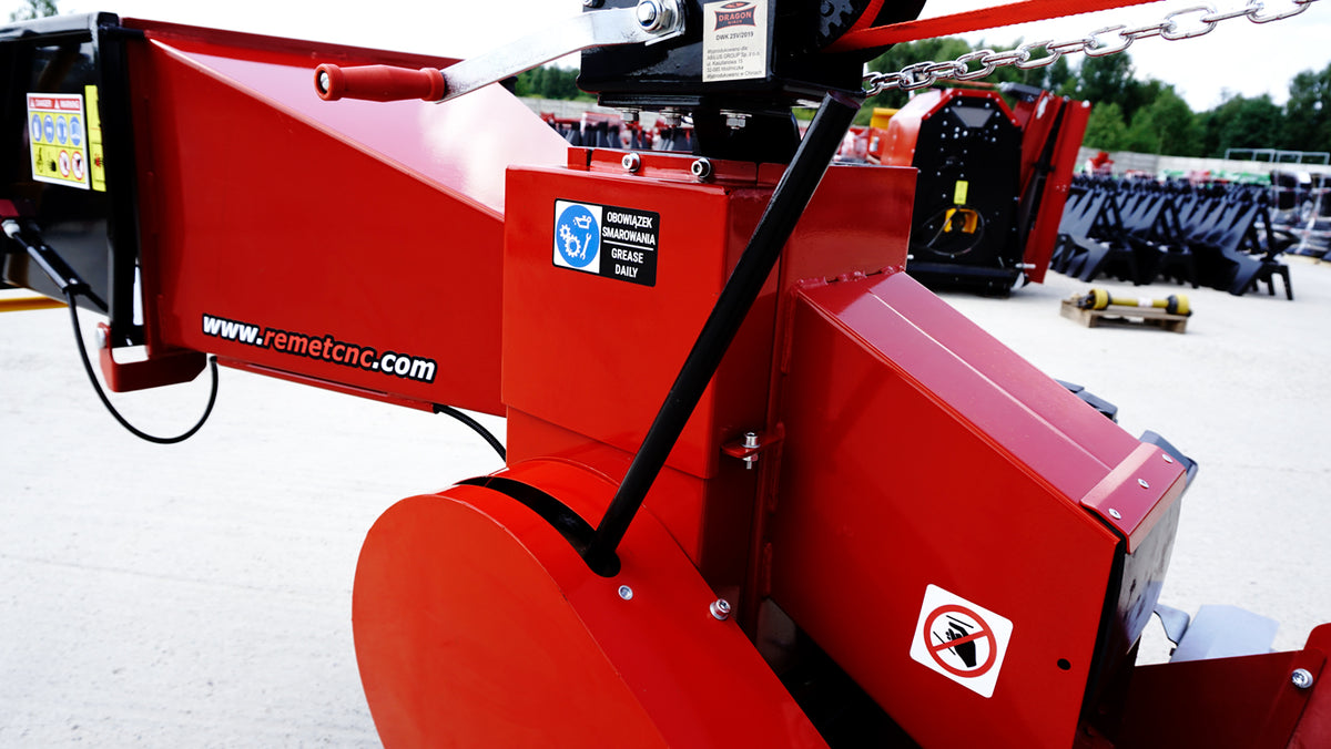 Remet RPS-120 PROFESSIONAL benzinmotoros ágaprító + 3 m szalag + 360°-os forgózsámoly – 5. kép