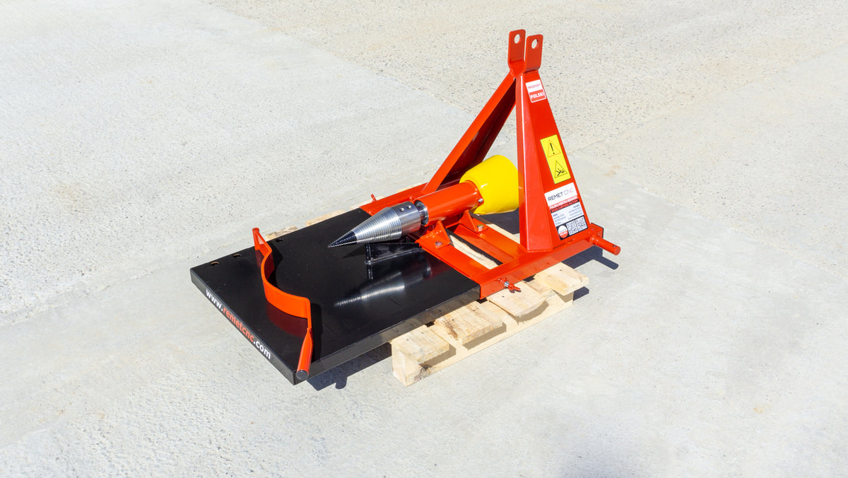 Remet LRW-100 TLT-hajtású kúpos rönkhasító – 2. kép