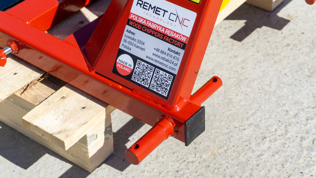 Remet LRW-100 TLT-hajtású kúpos rönkhasító