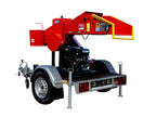Remet RS-120 benzinmotoros ágaprító utánfutón (15 LE)