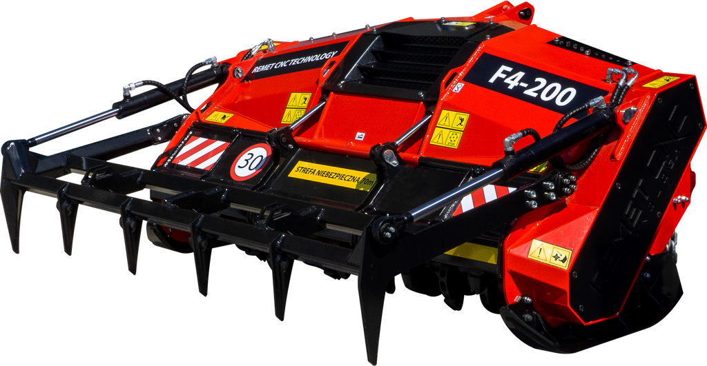 Remet F4-200 erdészeti mulcsozó
