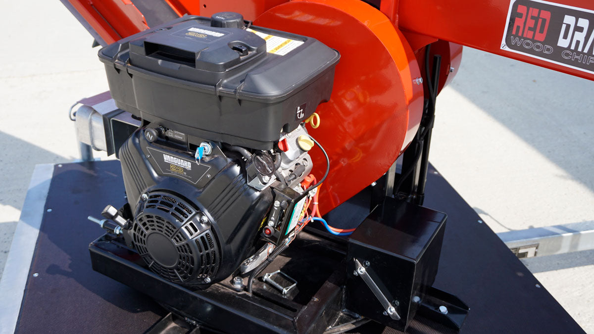 Remet RPS-120 PROFESSIONAL benzinmotoros ágaprító + 2,3 m szalag + forgózsámoly + utánfutó