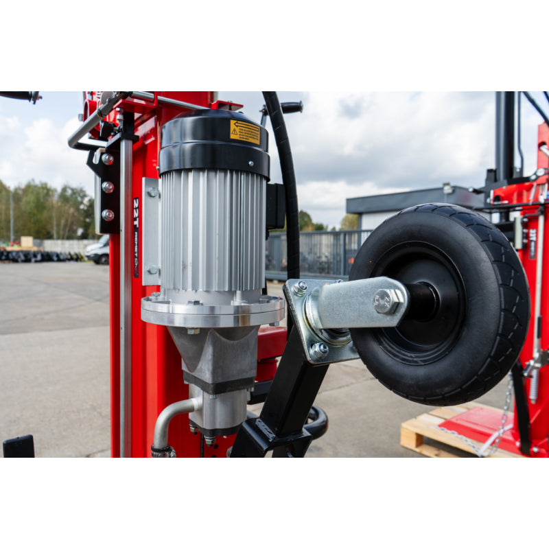 Remet 30T TLT + elektromos hajtású hidraulikus rönkhasító – 8