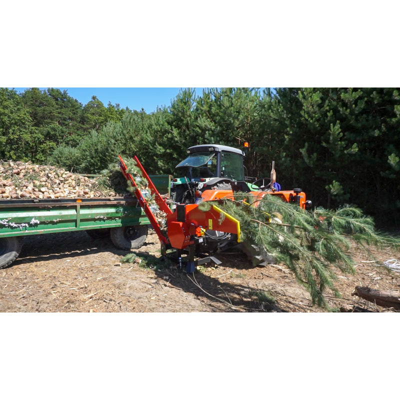 Remet R-120 STANDARD traktoros ágaprító + 3 m szállítószalag – 4