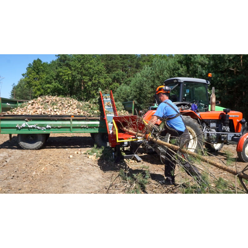 Remet R-120 STANDARD traktoros ágaprító + 3 m szállítószalag – 7